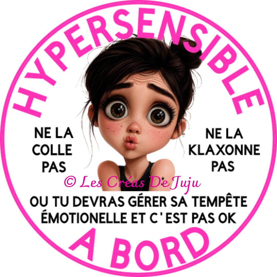 Macaron aimanté hypersensible à bord brune