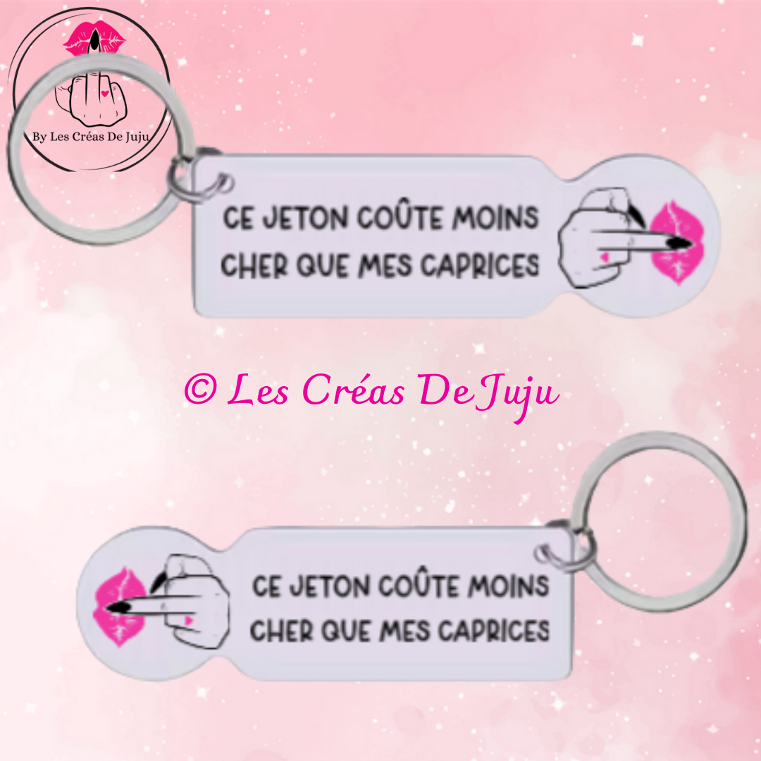 Jeton de caddie ce jeton coûte moins cher que mes caprices