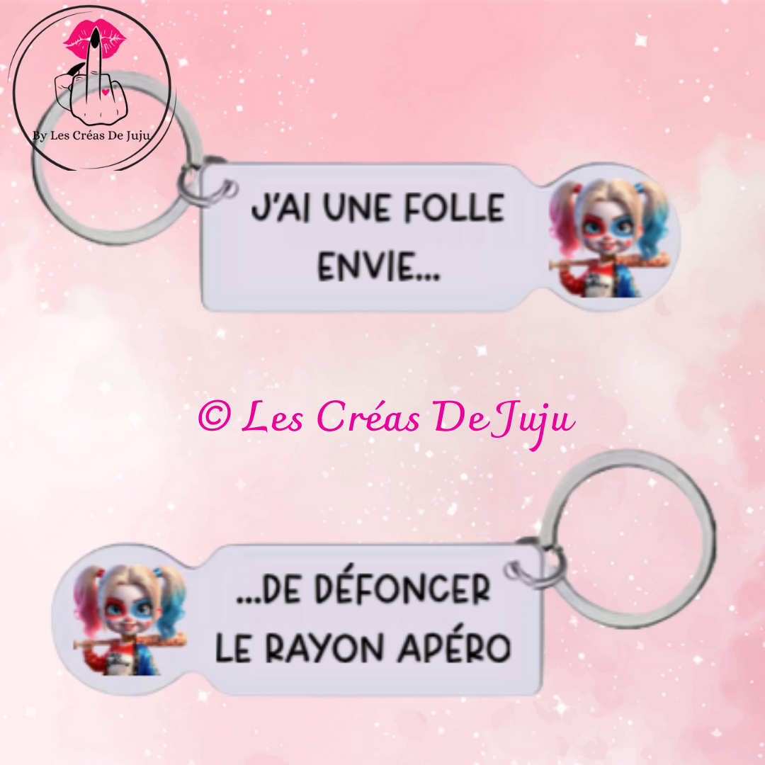 Jeton de caddie bipolaire j'ai une folle envie de défoncer le rayon apero