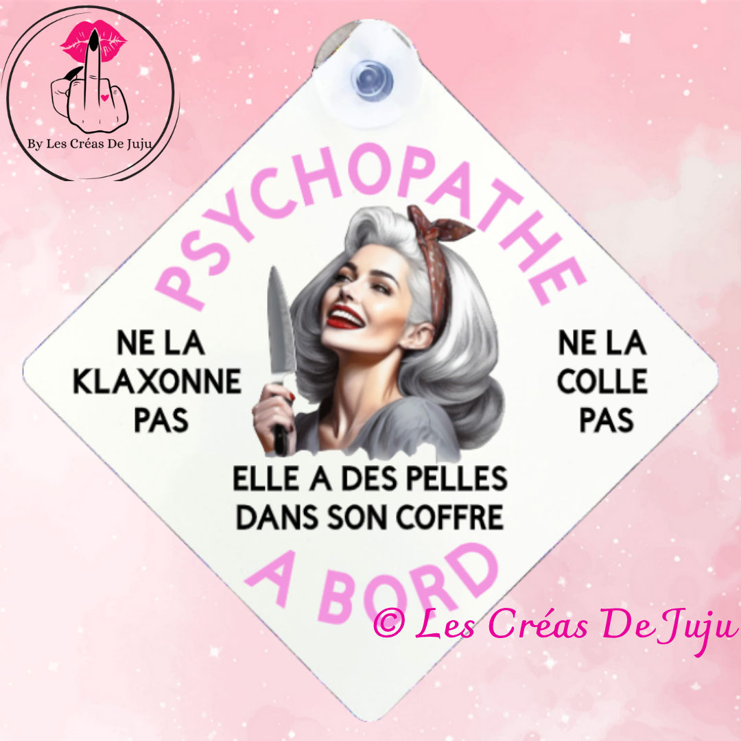 Plaque ventouse psychopathe à bord