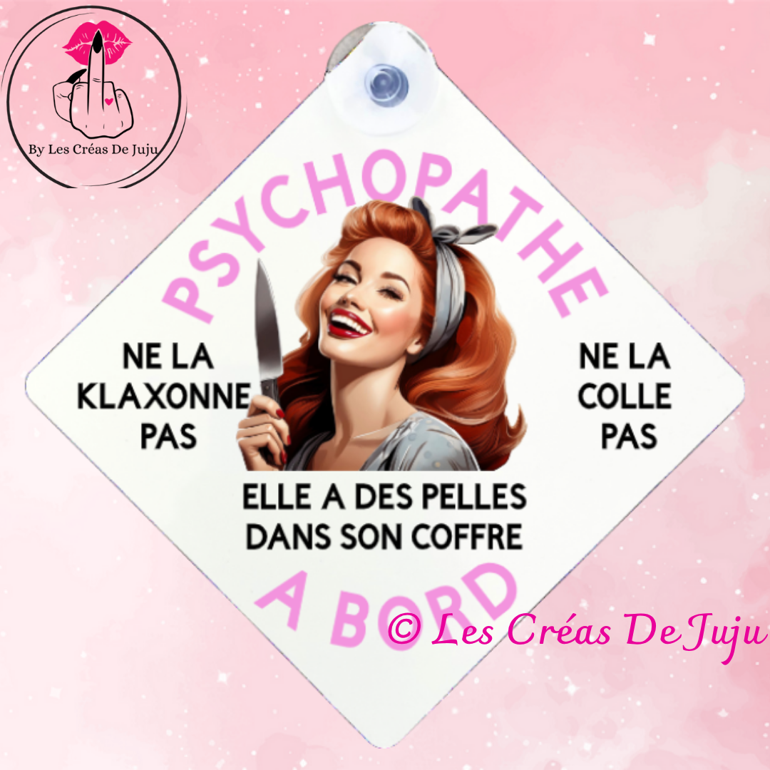 Plaque ventouse psychopathe à bord