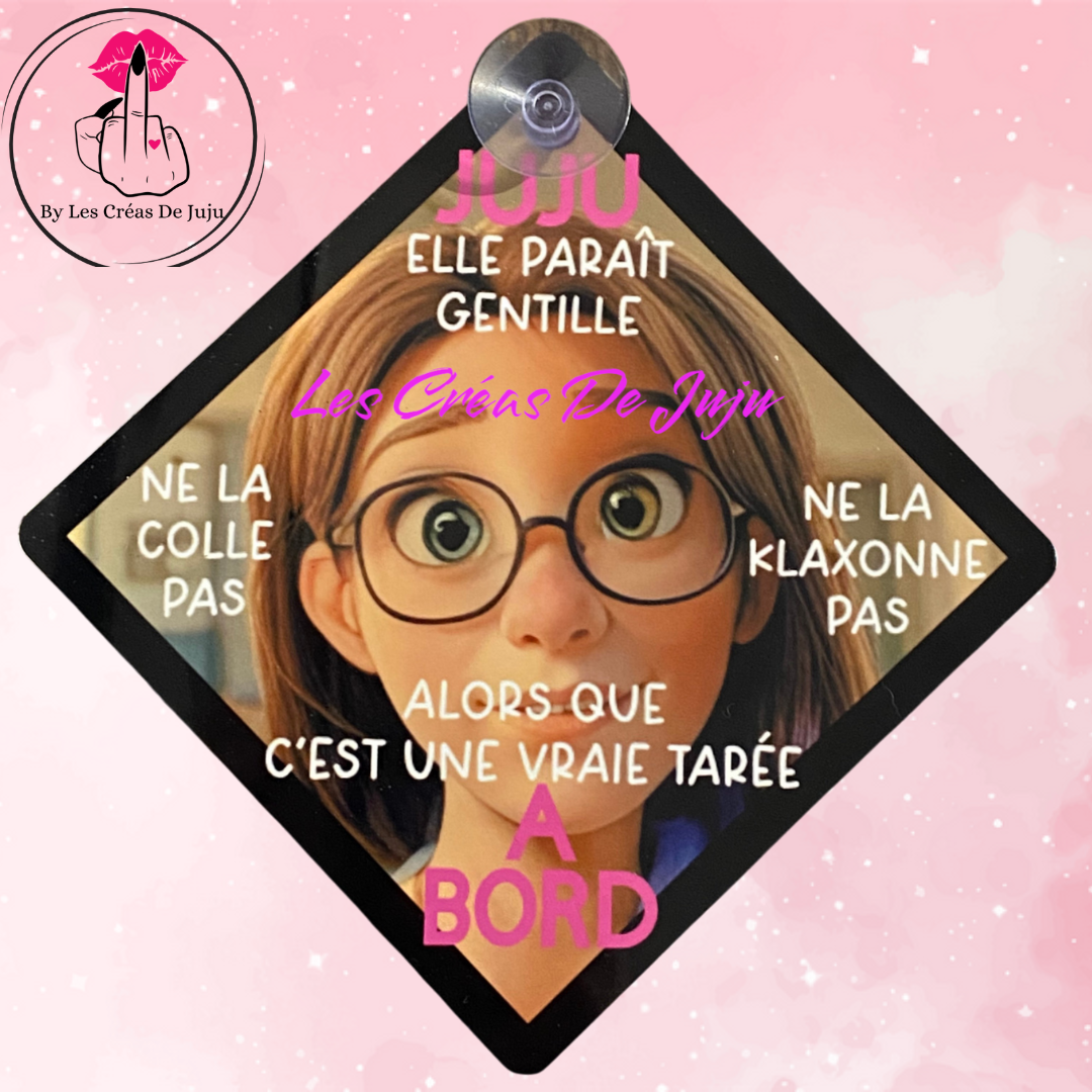 Plaque ventouse personnalise moi