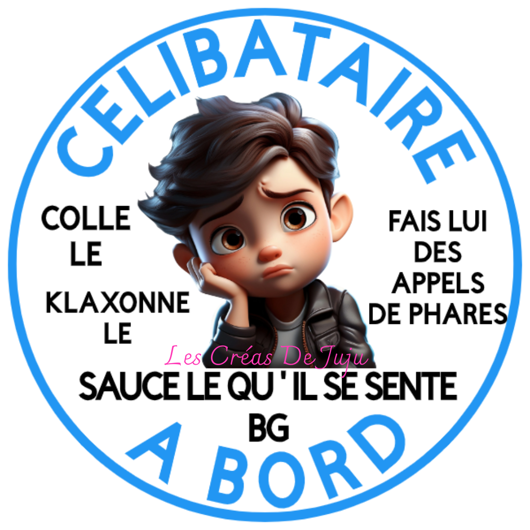 Macaron aimanté célibataire à bord brun