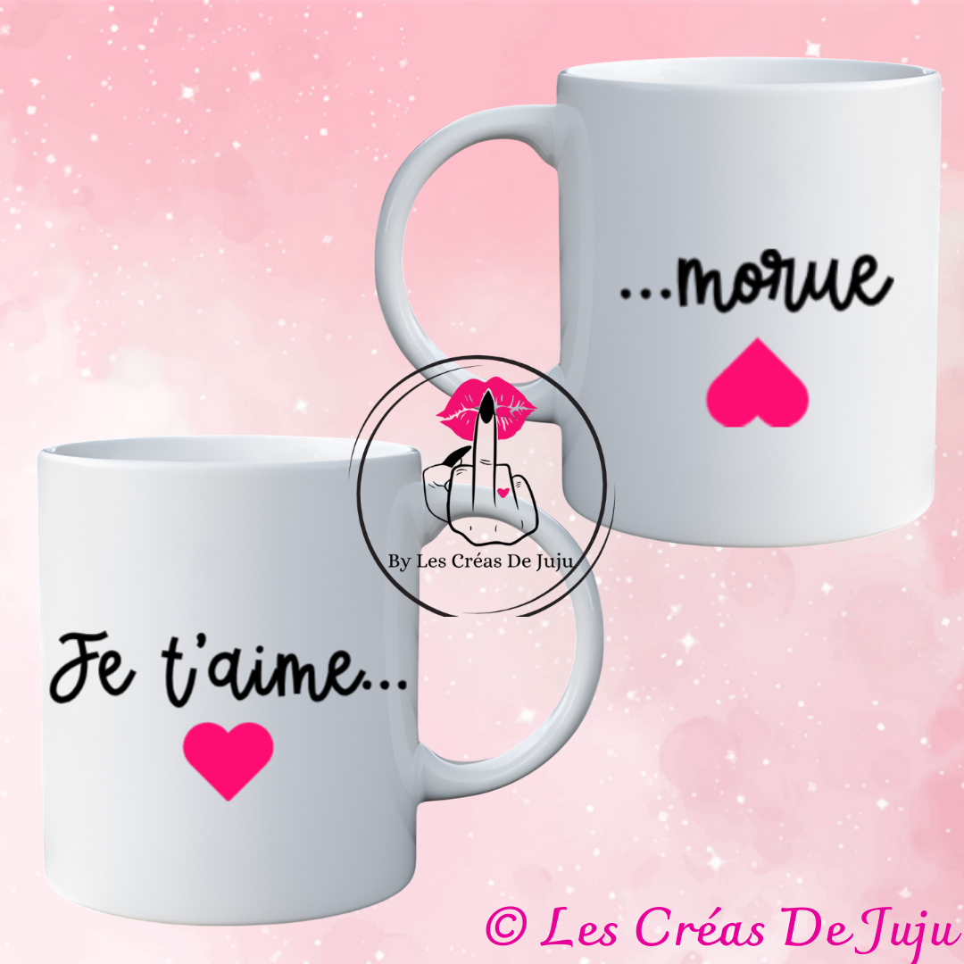 Mug mots doux plsieurs versions