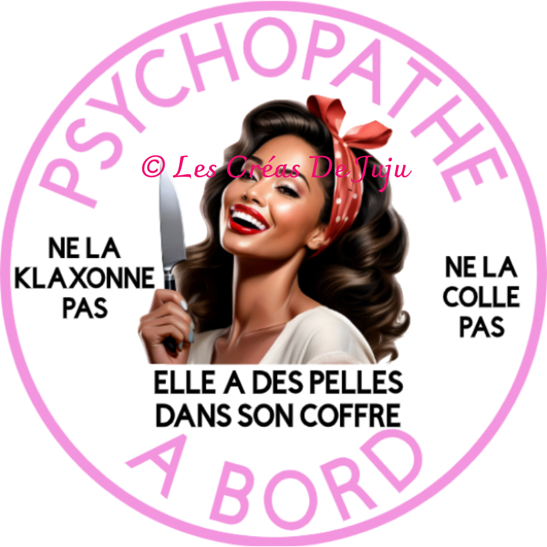 Macaron aimanté psychopathe à bord brune, blonde, rousse peau noire