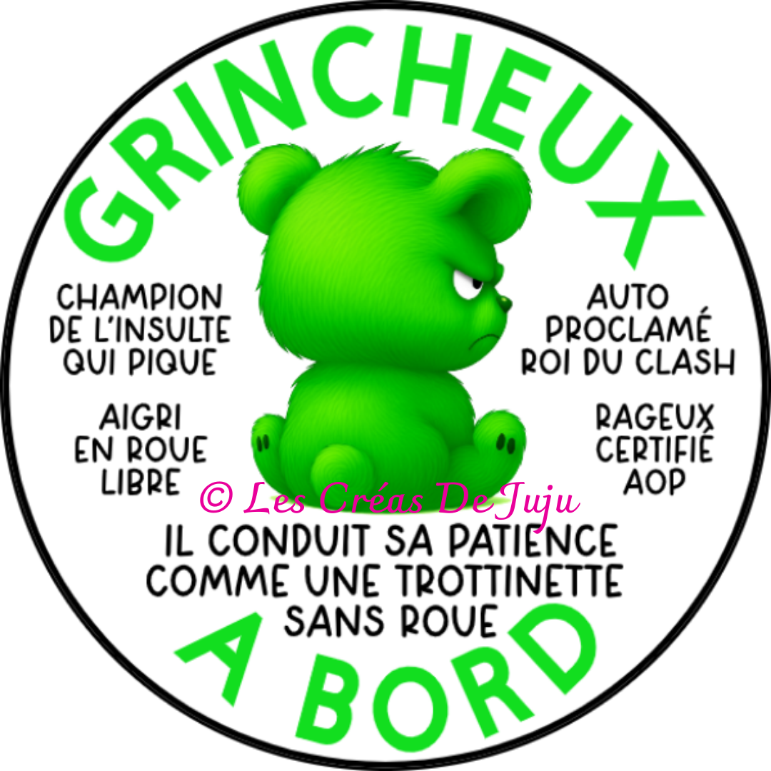 Stickers grincheux à bord