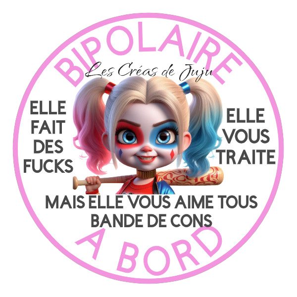 Macaron aimanté bipolaire à bord peau blanche