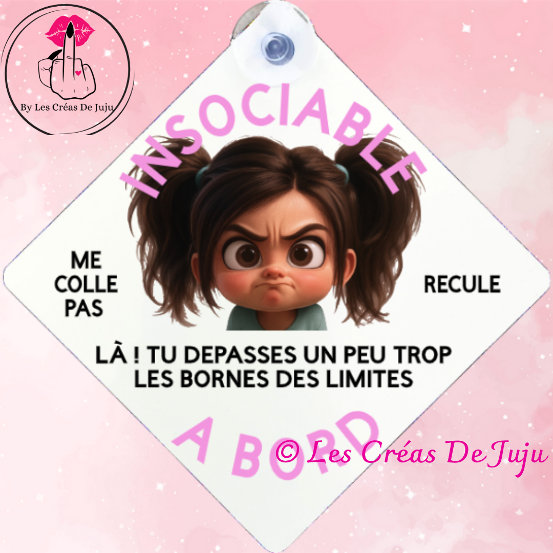 Plaque ventouse insociable à bord