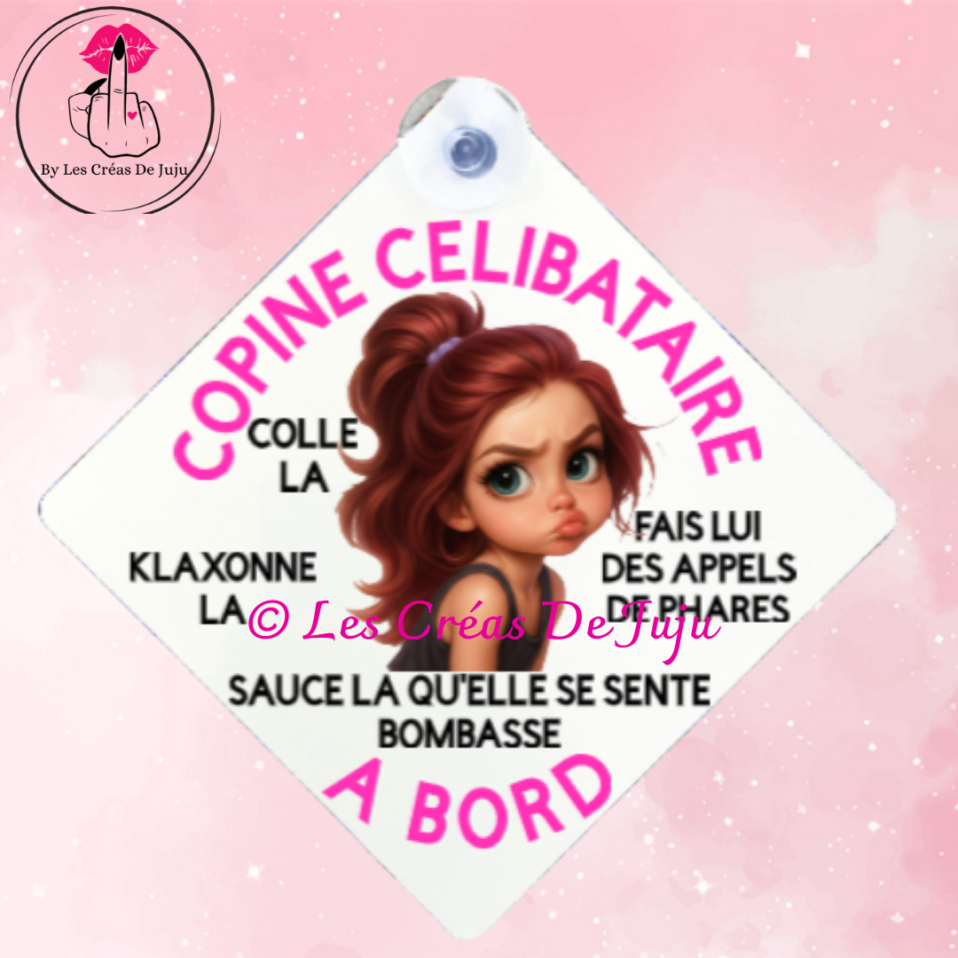 Plaque ventouse copine célibataire plusieurs versions