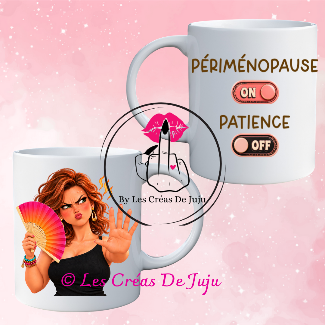 Mug humour "périménopausée" - Les Créas de Juju - photo 3