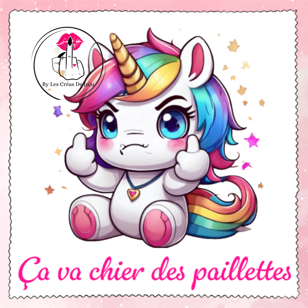 Lingette licornasse ça va chier des paillettes