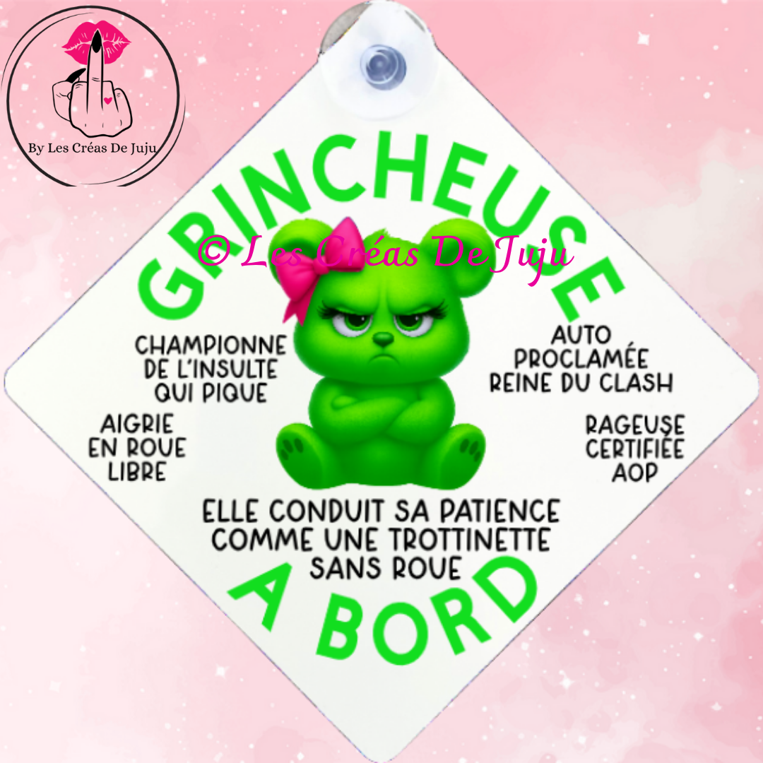 Plaque ventouse grincheuse à bord