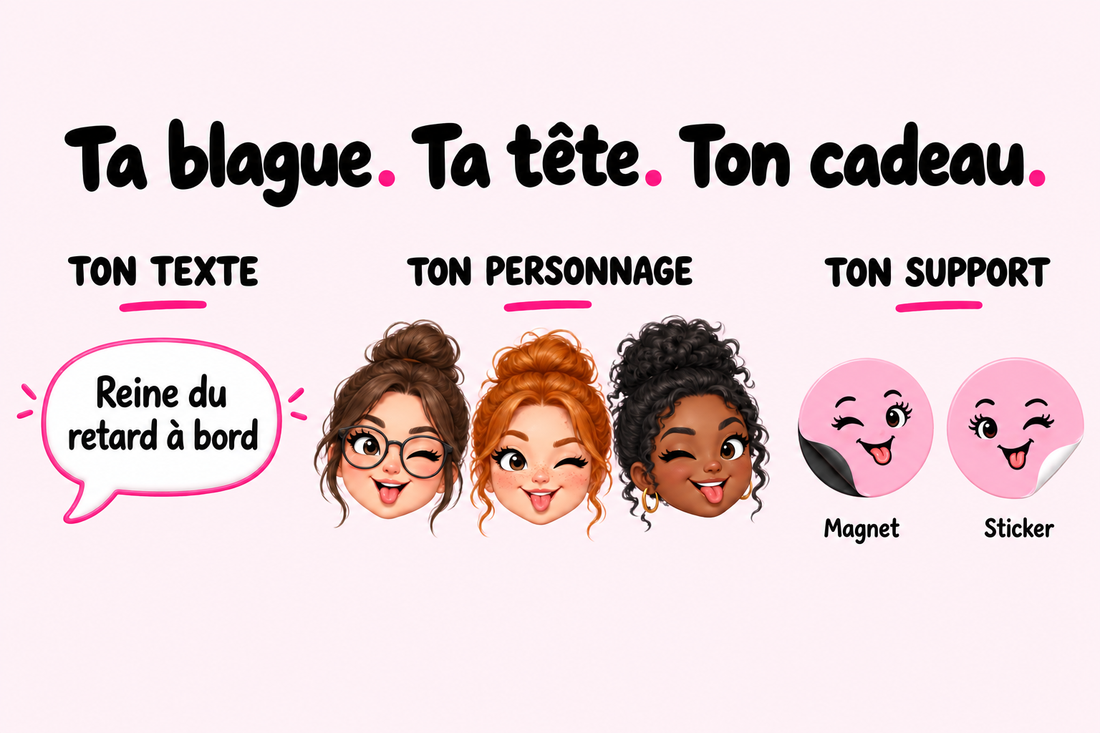 Alerte nouveautés Magnet et sticker personnalisés : le cadeau qui marque