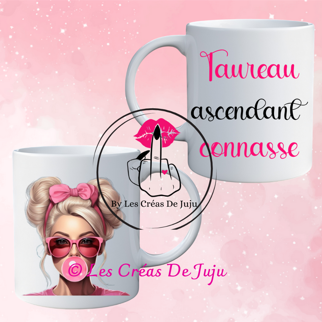 Mug connasse ascendant connasse personnalisable