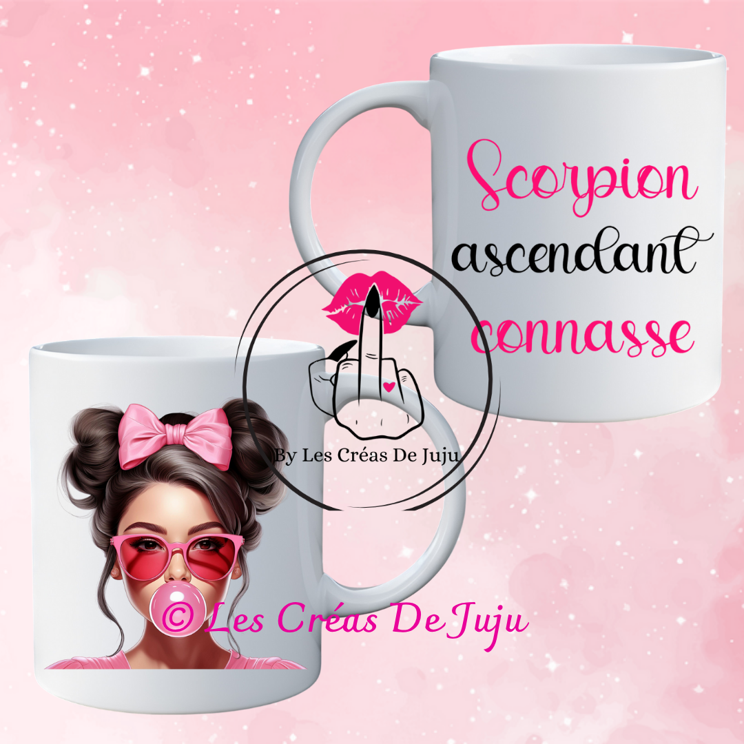 Mug connasse ascendant connasse personnalisable