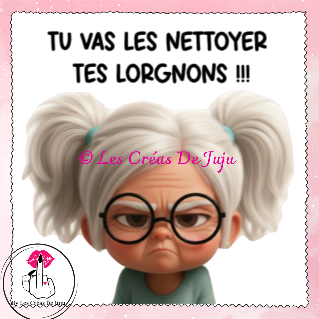 Lingette insociable à lunettes plusieurs versions