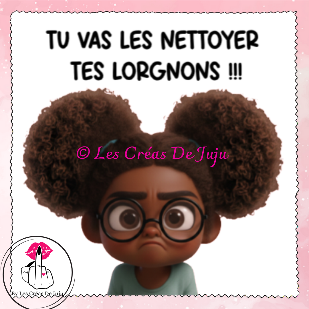 Lingette insociable à lunettes plusieurs versions