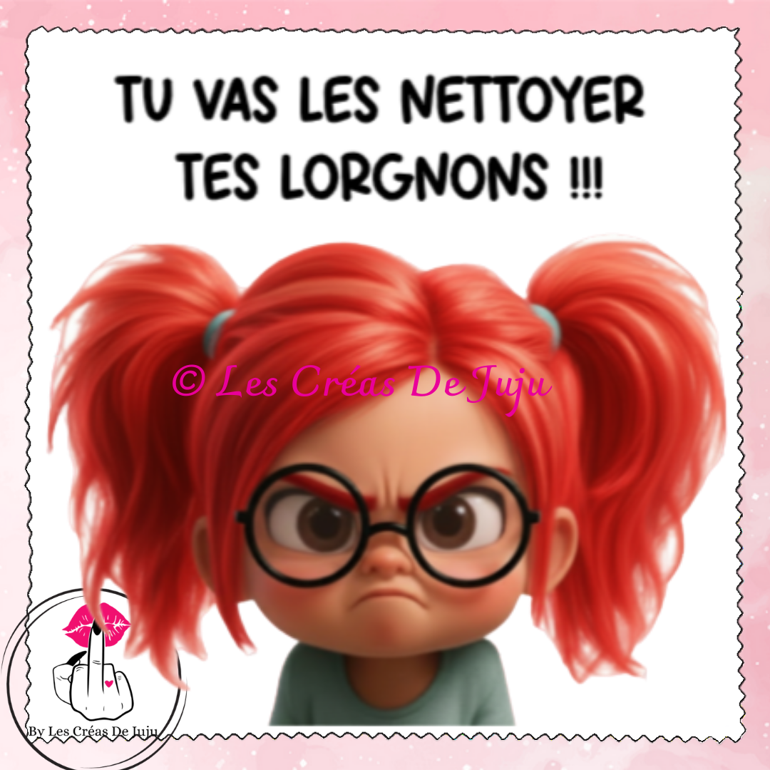 Lingette insociable à lunettes plusieurs versions