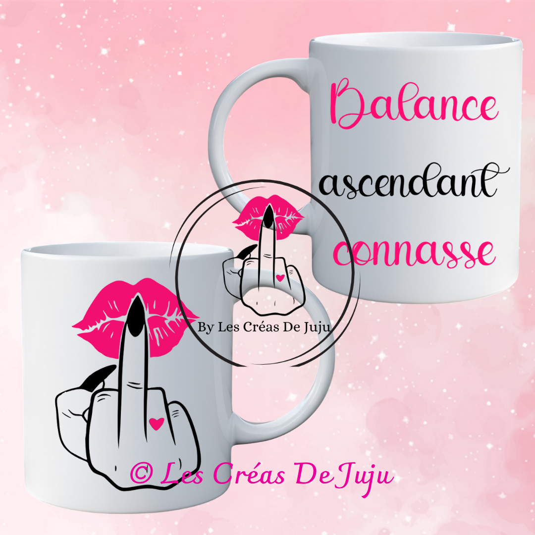 Mug connasse ascendant connasse personnalisable