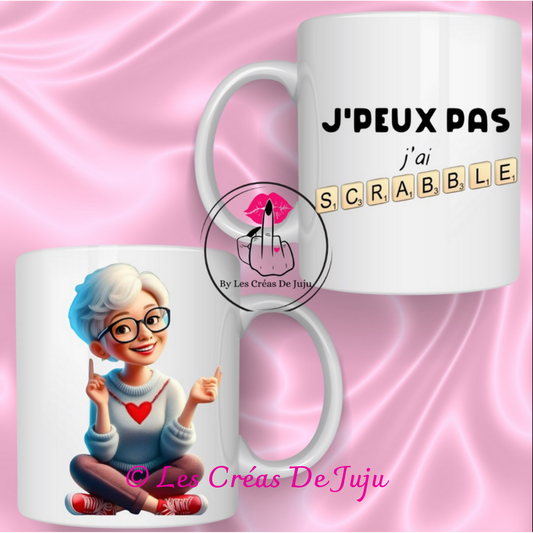 Mug j'peux pas j'ai scrabble
