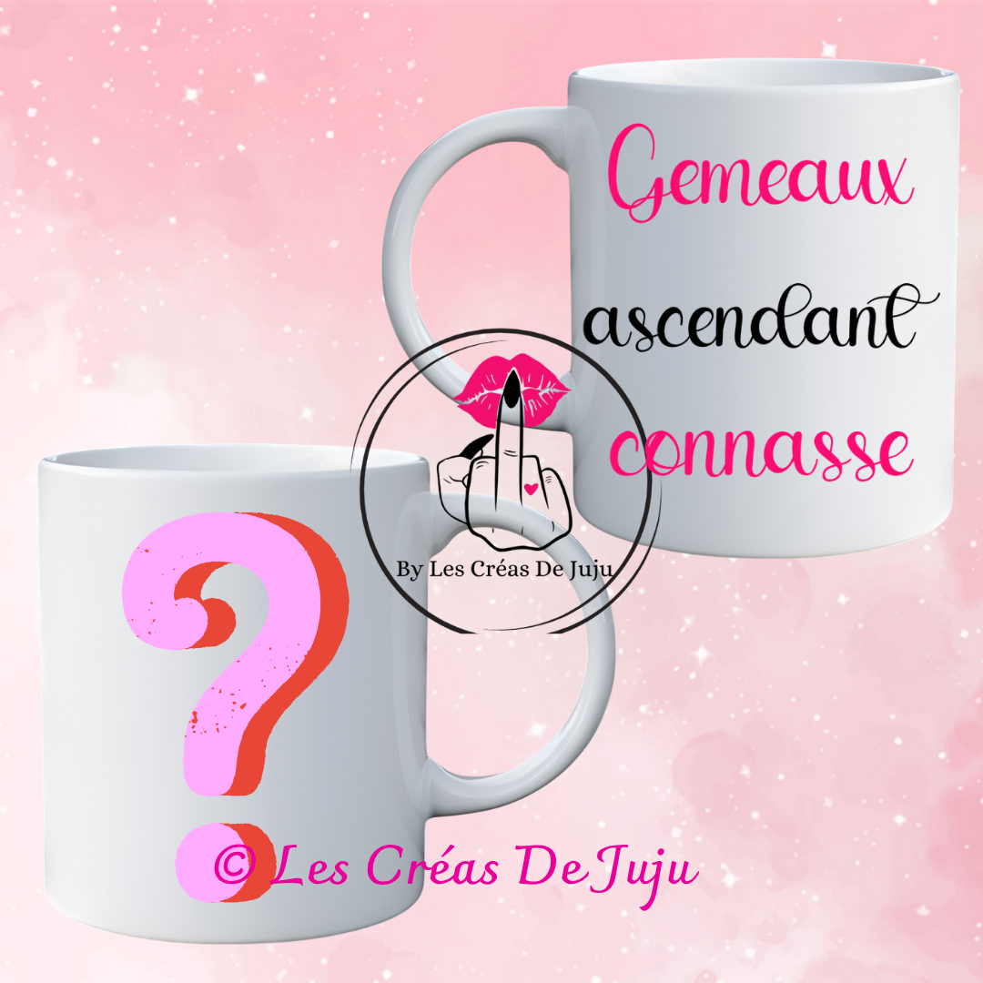 Mug connasse ascendant connasse personnalisable