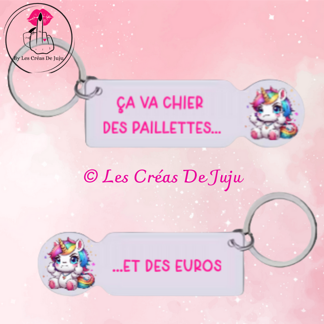 Jeton de caddie licornasse