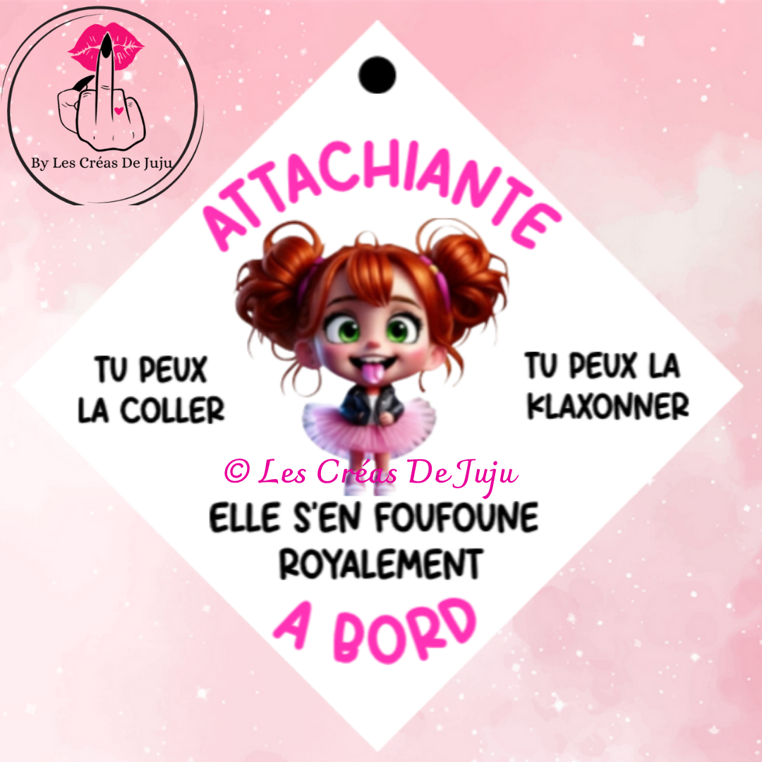 Plaque ventouse attachiante à bord brune, blonde, rousse, peau noire.....