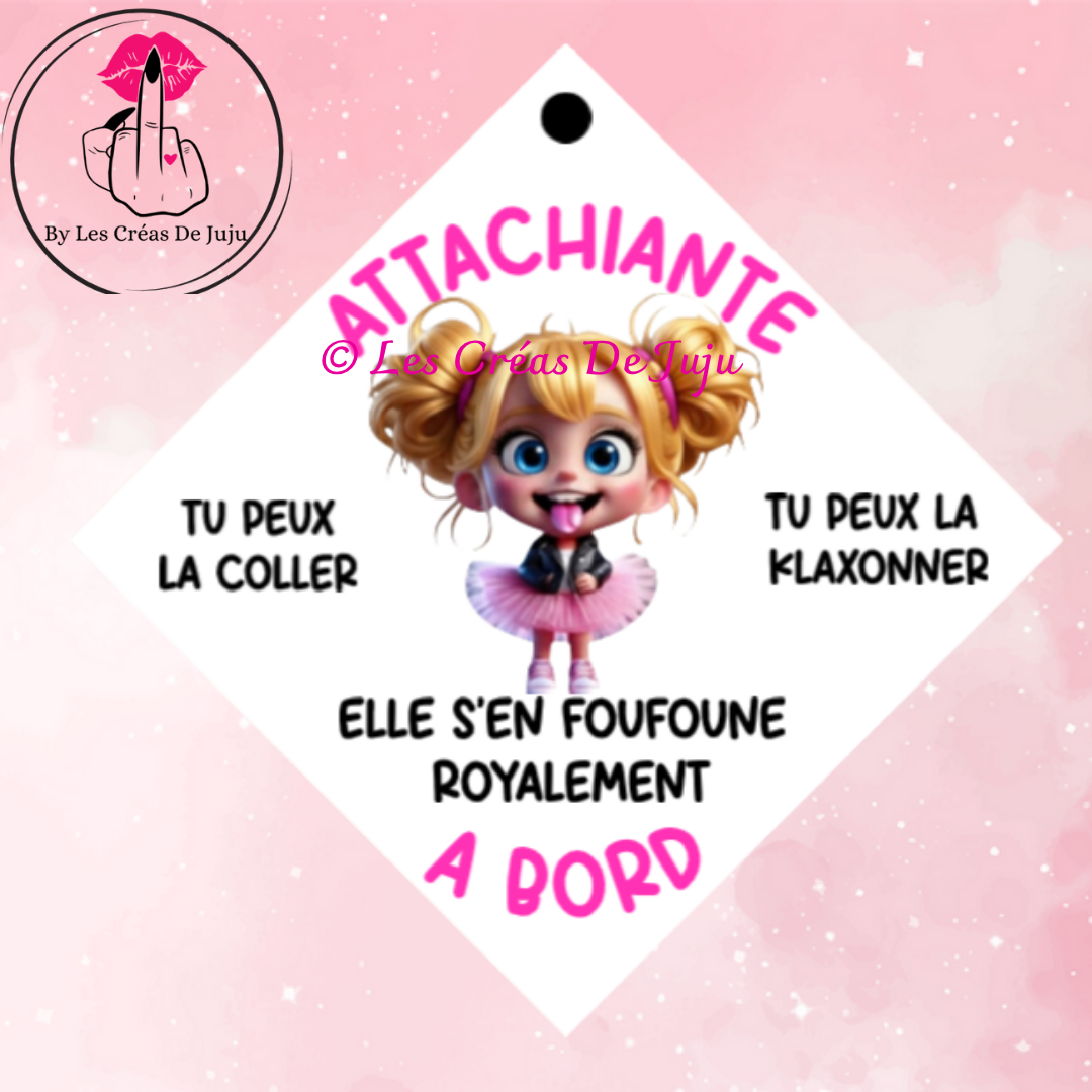 Plaque ventouse attachiante à bord brune, blonde, rousse, peau noire.....