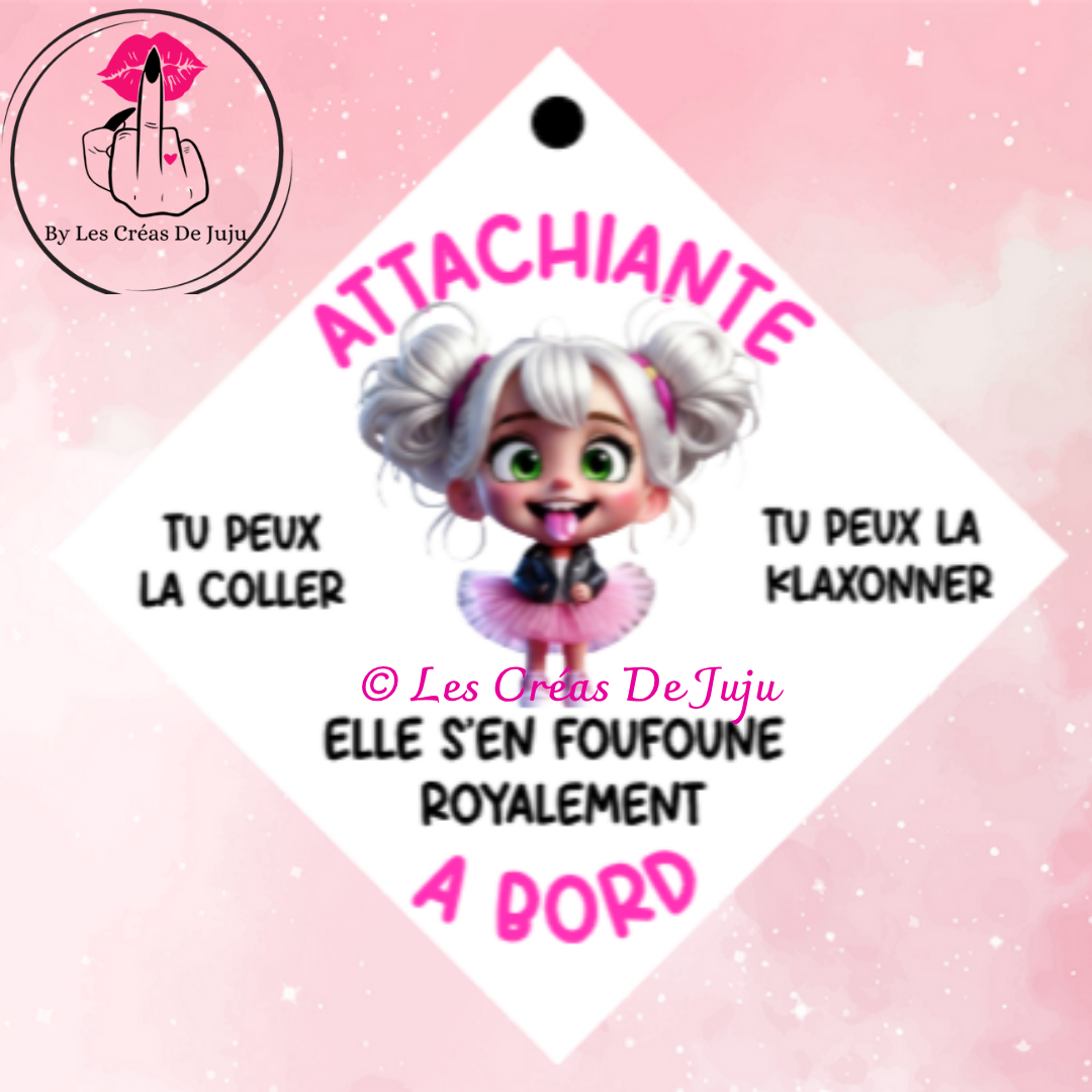 Plaque ventouse attachiante à bord brune, blonde, rousse, peau noire.....