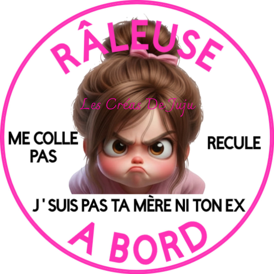 Stickers à coller râleuse à bord plusieurs versions