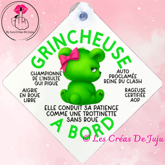 Plaque ventouse grincheuse à bord