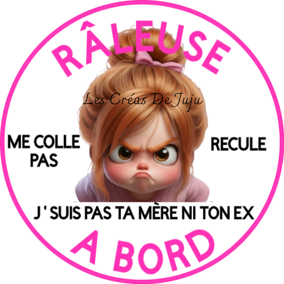 Stickers à coller râleuse à bord plusieurs versions