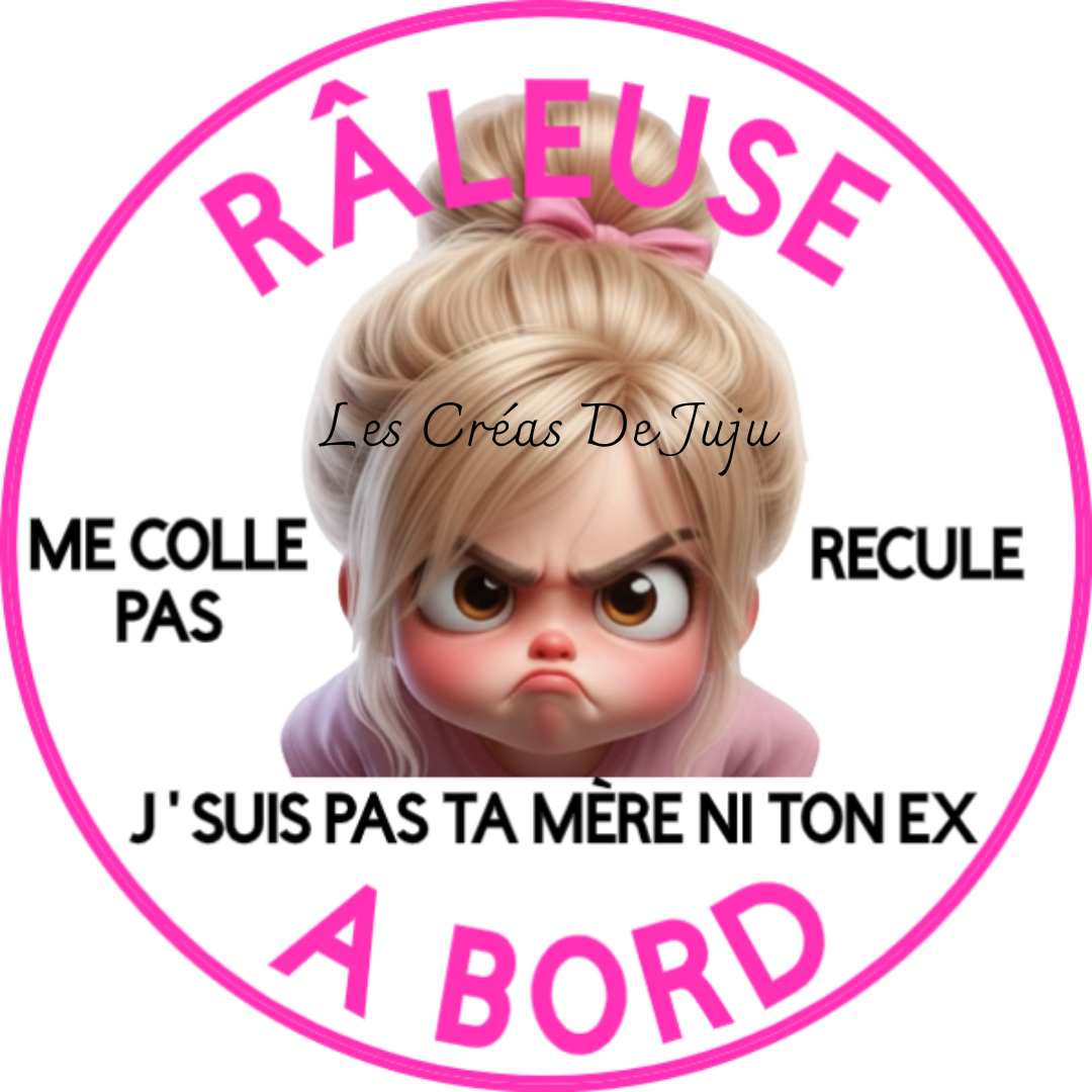 Stickers à coller râleuse à bord plusieurs versions