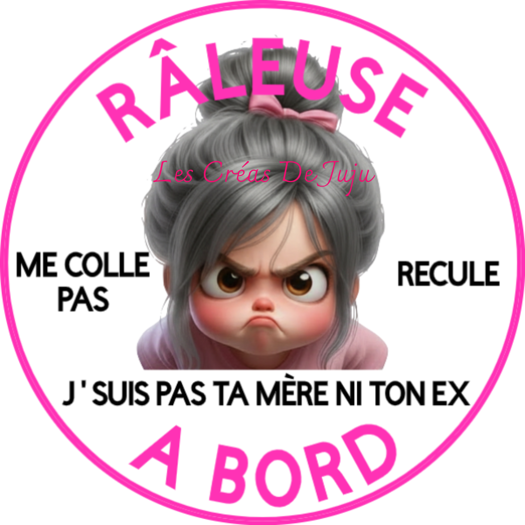 Stickers à coller râleuse à bord plusieurs versions