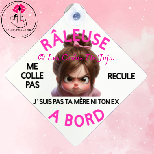 Plaque ventouse râleuse à bord plusieurs versions