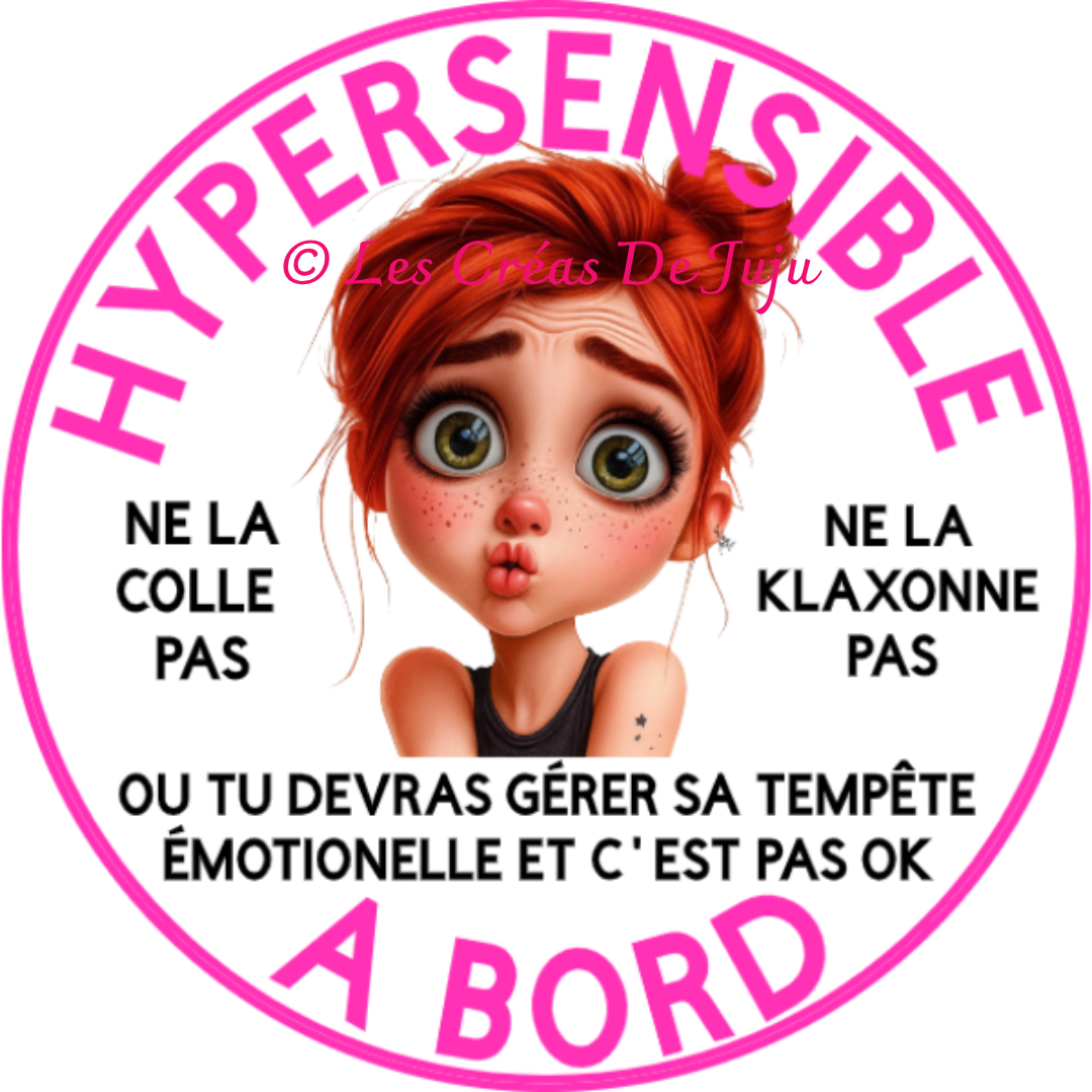 Macaron aimanté hypersensible à bord brune, blonde, rousse