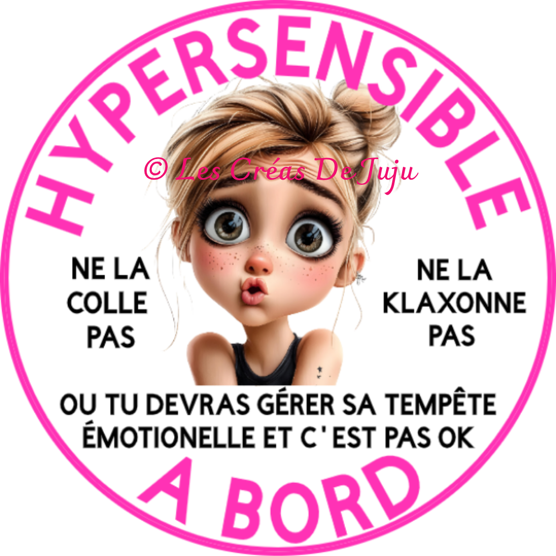 Macaron aimanté hypersensible à bord brune, blonde, rousse