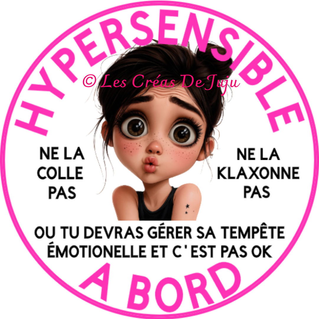 Macaron aimanté hypersensible à bord brune, blonde, rousse