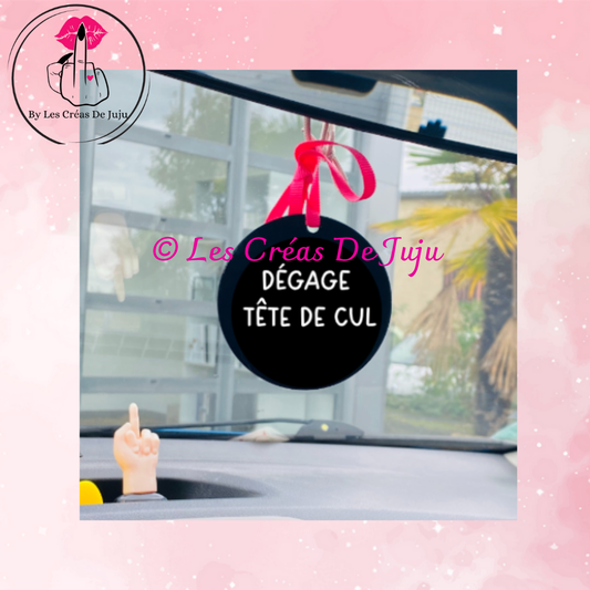 Suspension pour rétro ou porte clefs pour rétro dégage tête de cul