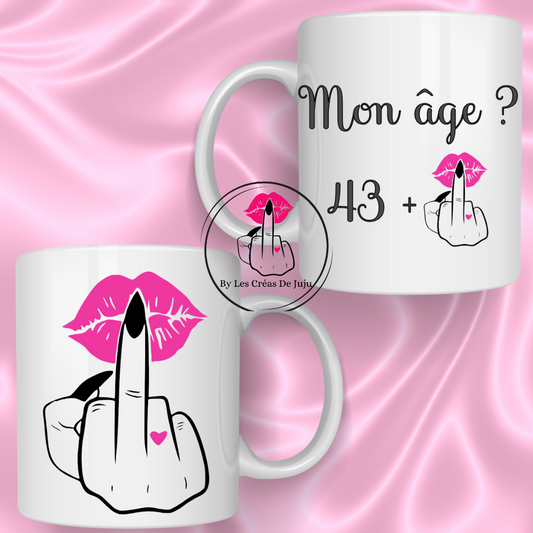 Mug anniversaire personnalisable fuck
