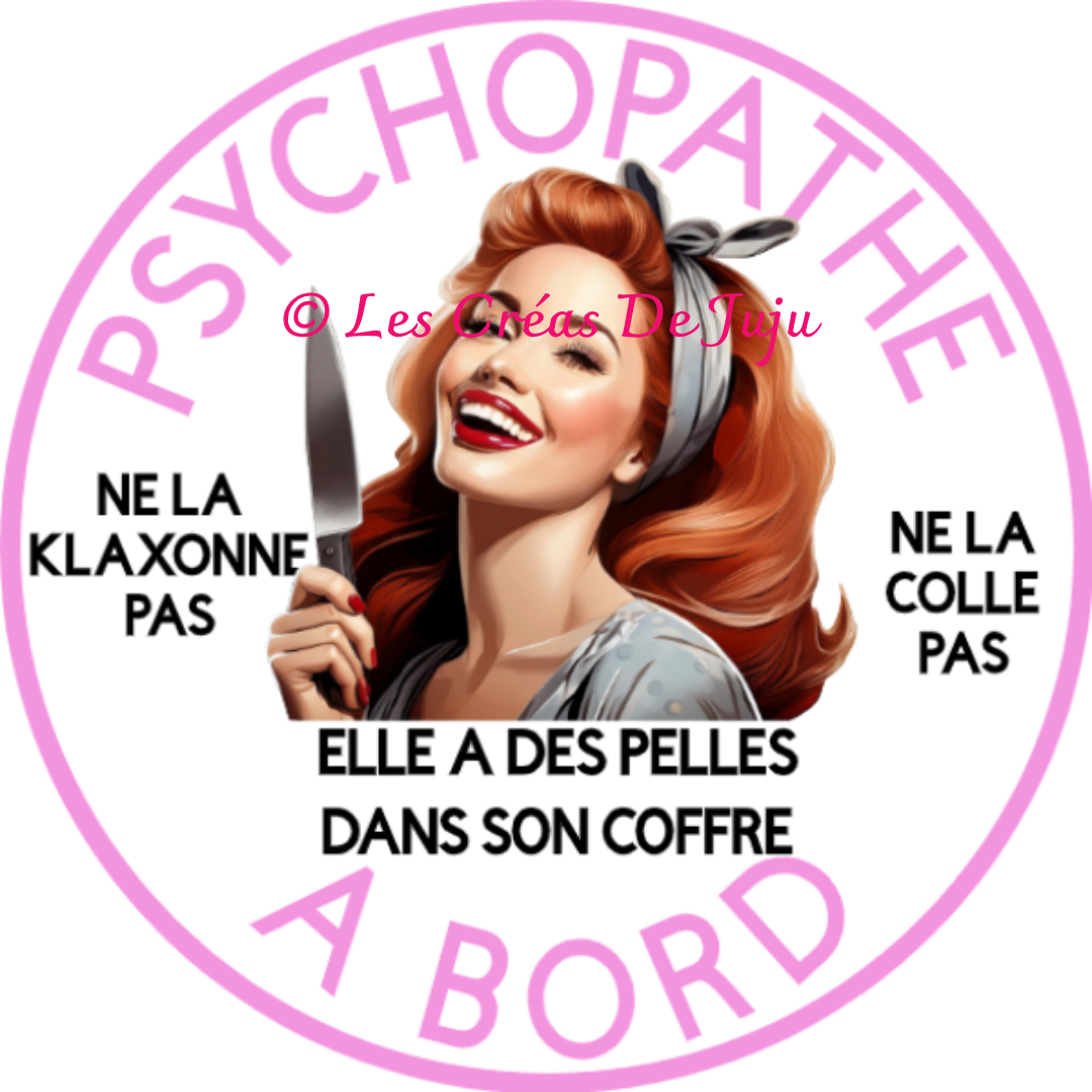 Macaron aimanté psychopathe à bord brune, blonde, rousse peau noire