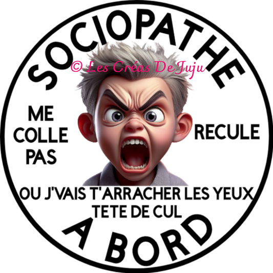 Macaron aimanté sociopathe peau blanche, peau noire