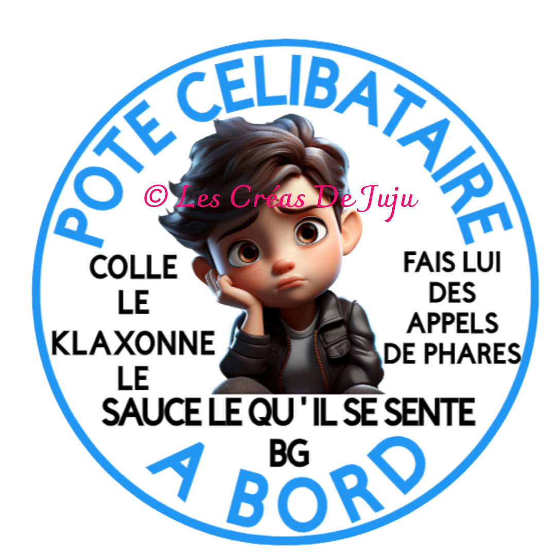 Macaron aimanté pote célibataire à bord blond ou brun