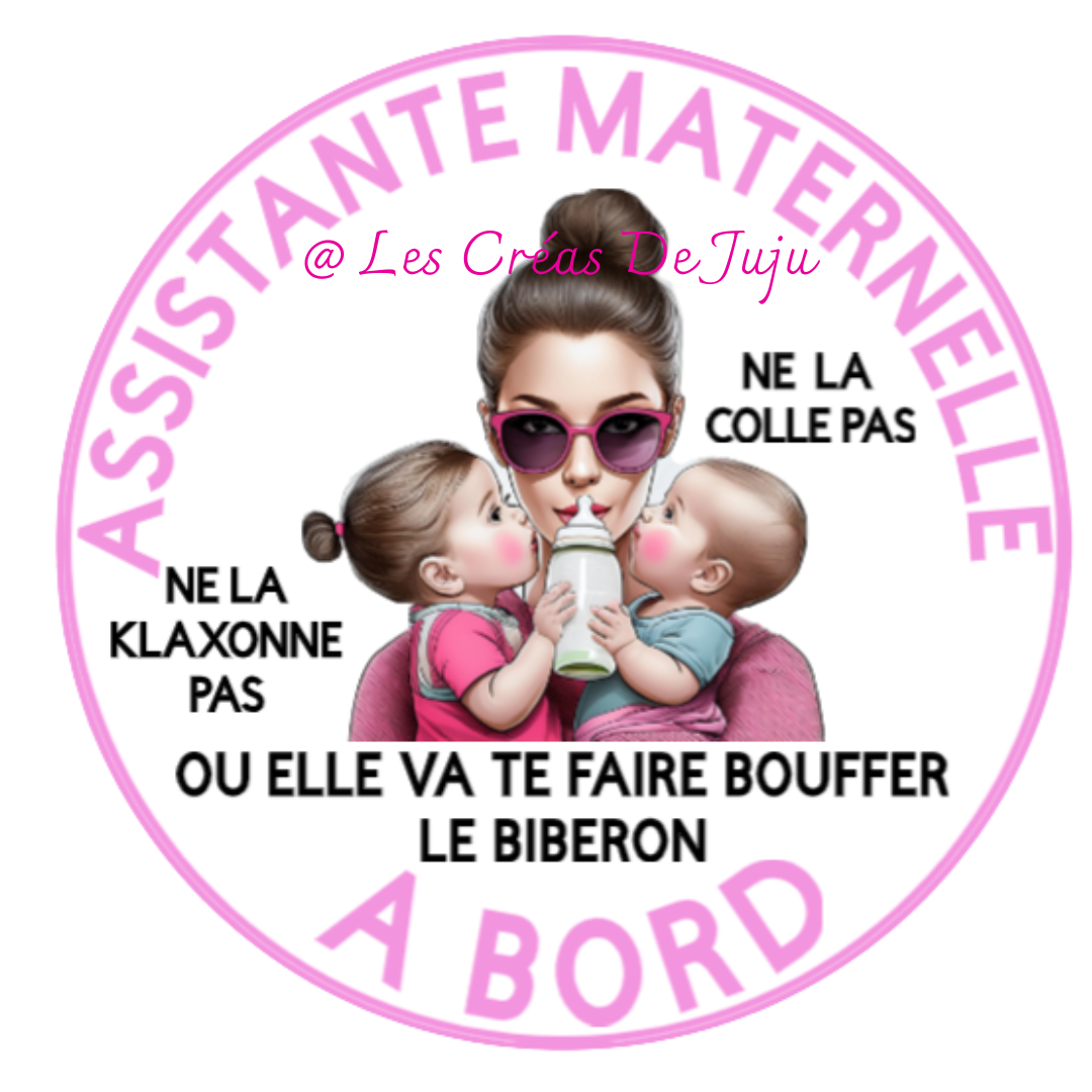 Macaron aimanté assistante maternelle