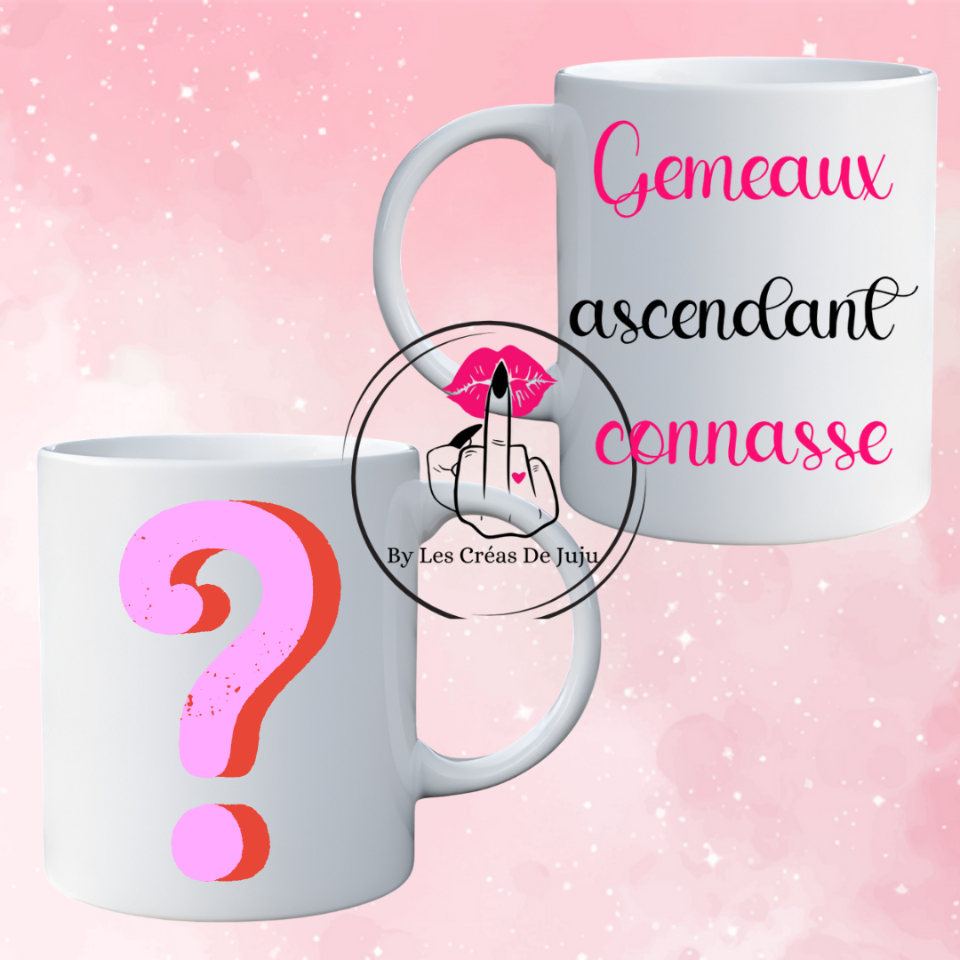 Mug connasse ascendant connasse personnalisable