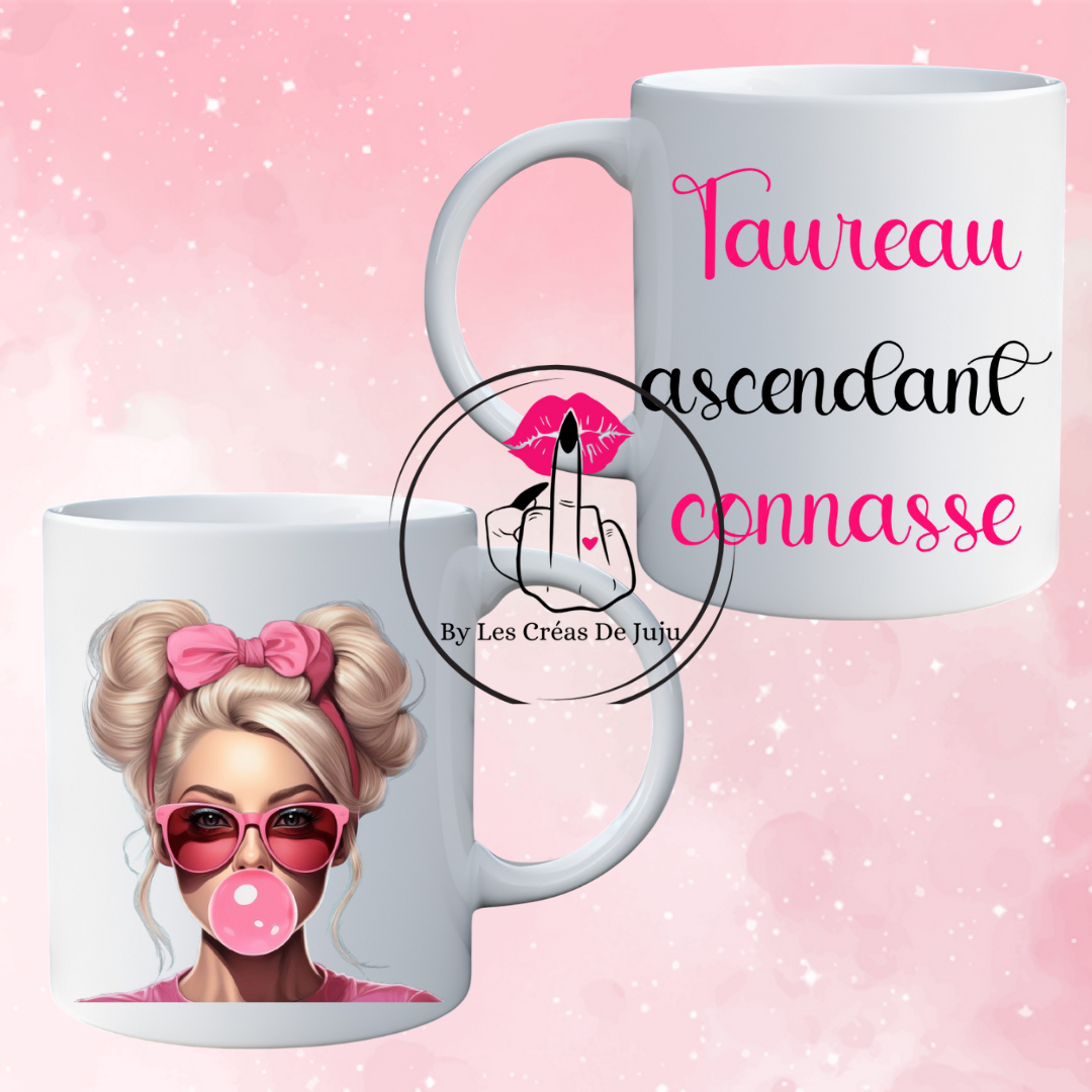Mug connasse ascendant connasse personnalisable