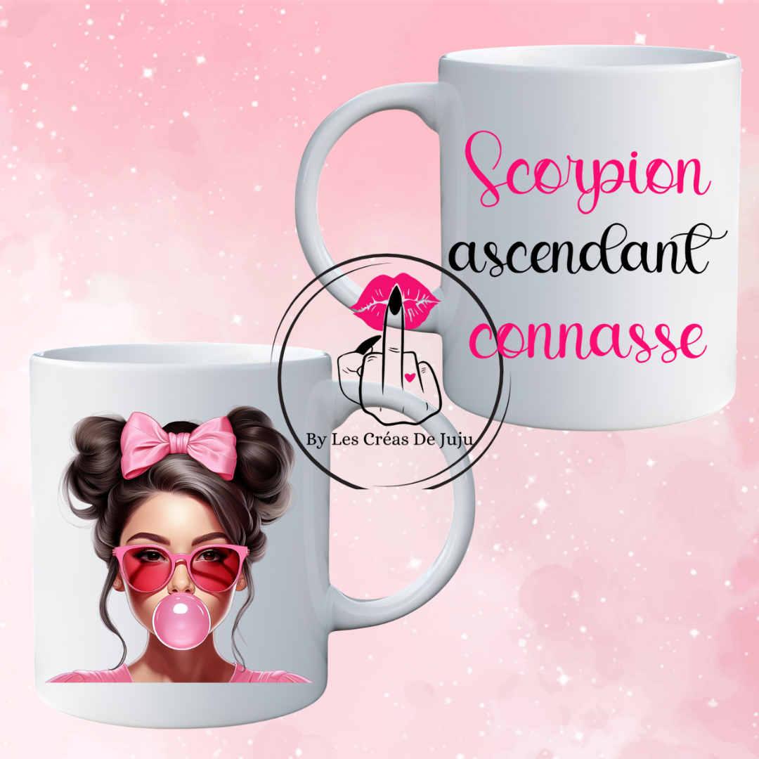 Mug connasse ascendant connasse personnalisable