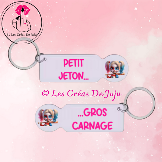 Jeton de caddie petit jeton gros carnage