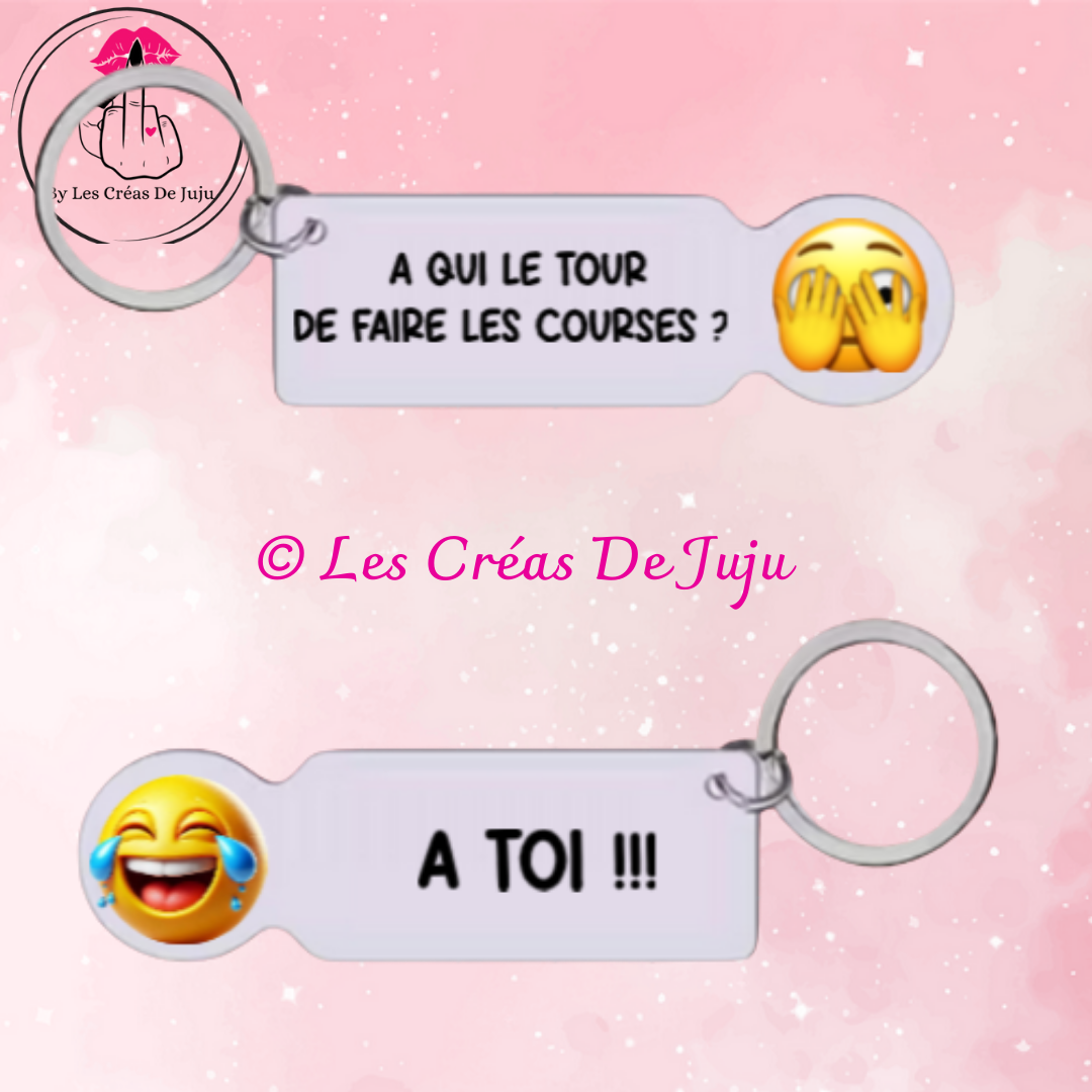 Jeton de caddie à qui le tour de faire les courses ?