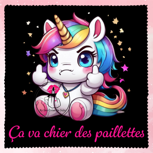 Lingette licornasse ça va chier des paillettes
